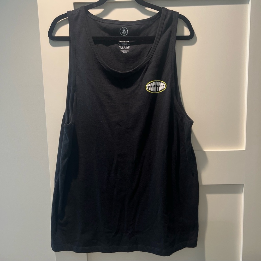 Men’s Volcom Cotton Tank Top Black XL